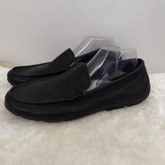 Tommy Bahama Nassau Venetian Loafers Men\'s 10.5D Black Leather Driving Slip On 1 main image 7